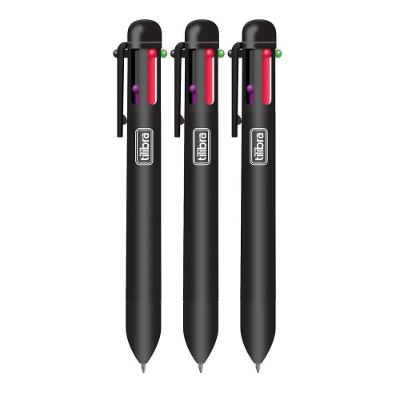 Caixa Caneta Esferográfica Rc6 Cores Tilibra - 0.7mm C/ 3 Unidades Preto