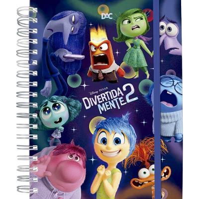 Caderno Smart Universitário Divertidamente Disney Wire-o 80 Folhas Dac