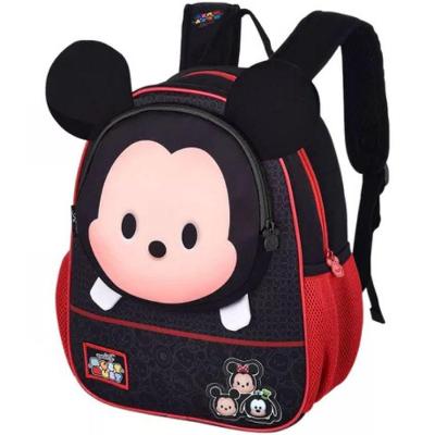 Mochila Escolar Infantil Costas Mickey Orelhinhas 3d Resistente Diversos Compartimentos Alças Acolchoadas Qualidade