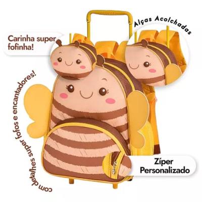 Mochila De Rodinhas Abelinha Clio Pets 13 Cp24505b