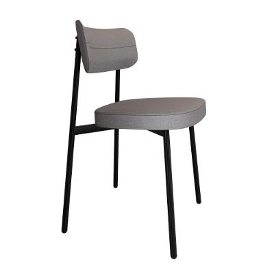 Cadeira Alloa Fixa C/4 Pés 50 X 44,7 X 83,8 Cm C/1 Un. Corriente Cinza Claro Corriente Cinza Claro