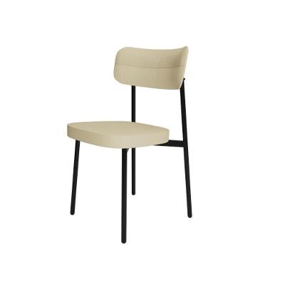 Cadeira Alloa Fixa C/4 Pés 50 X 44,7 X 83,8 Cm C/1 Un. Corriente Areia Corriente Areia