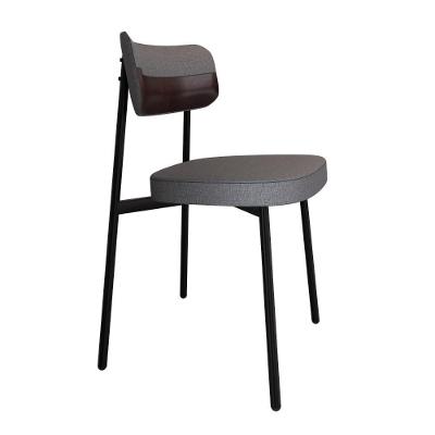 Cadeira Alloa Fixa C/4 Pés 50 X 44,7 X 83,8 Cm C/1 Un. Corriente Cinza/courino Café Corriente Cinza/courino Café