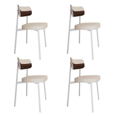 Cadeira Alloa Fixa C/4 Pés 50 X 44,7 X 83,8 Cm C/4 Un. Corriente Palha/courino Whisky Corriente Palha/courino Whisky