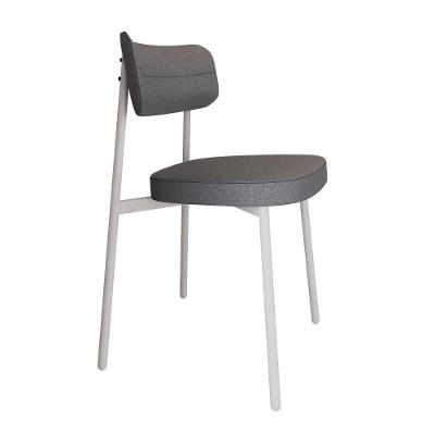 Cadeira Alloa Fixa C/4 Pés 50 X 44,7 X 83,8 Cm C/1 Un. Corriente Cinza Corriente Cinza