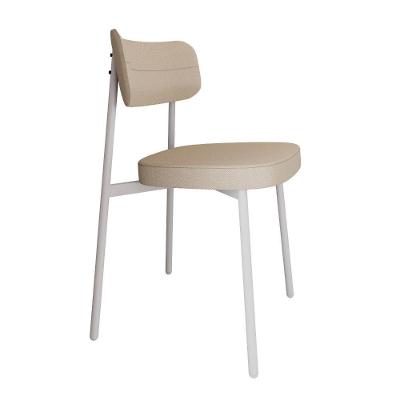 Cadeira Alloa Fixa C/4 Pés 50 X 44,7 X 83,8 Cm C/1 Un. Corriente Areia Corriente Areia