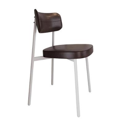 Cadeira Alloa Fixa C/4 Pés 50 X 44,7 X 83,8 Cm C/1 Un. Courino Café Courino Café