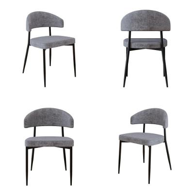 4 Unidades Cadeira Bless Fixa C/4 Pés 53 X 55 X 78cm. Lautrec Cinza Lautrec Cinza