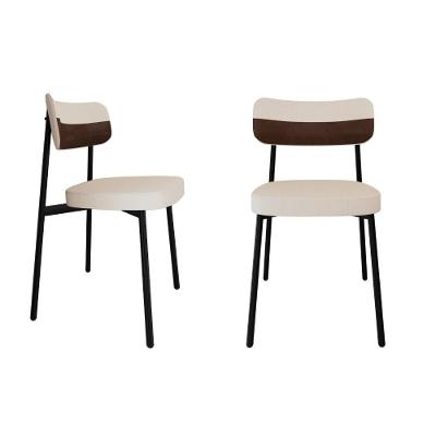 Cadeira Alloa Fixa C/4 Pés 50 X 44,7 X 83,8 Cm C/2 Un. Corriente Palha/courino Whisky Corriente Palha/courino Whisky