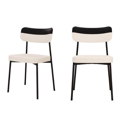 Cadeira Mynna Fixa C/4 Pes 525 X 470 X 790 Mm C/2 Un. Crt. Palha/courino Preto Crt Palha/courino Preto