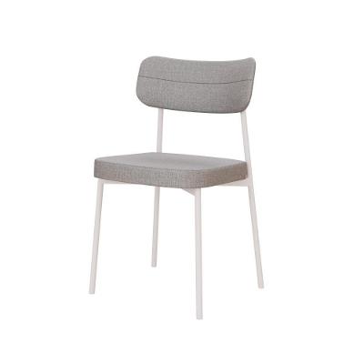 Cadeira Mynna Fixa C/4 Pes 525 X 470 X 790 Mm C/1 Un Pés Brancos. Corriente Cinza Claro Corriente Cinza Claro