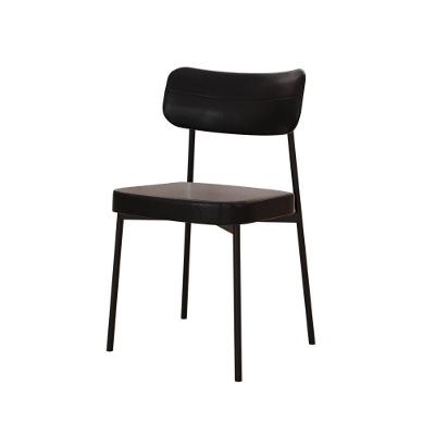 Cadeira Mynna Fixa C/4 Pes 525 X 470 X 790 Mm C/1 Un. Courino Preto Courino Preto