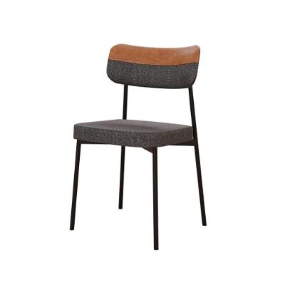 Cadeira Mynna Fixa C/4 Pes 525 X 470 X 790 Mm C/1 Un. Crt.grafite/courino Caramelo Crt Grafite/courino Caramelo
