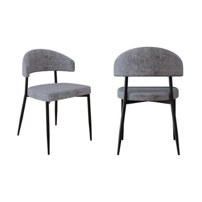 2 Unidades Cadeira Bless Fixa C/4 Pés 53 X 55 X 78cm. Lautrec Cinza Lautrec Cinza