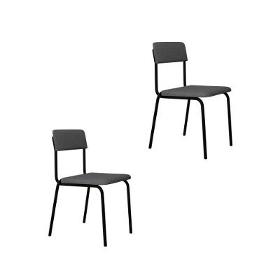 Cadeira Fit Fixa C/4 Pes 475 X 505 X 810 Mm C/2 Un. Corriente Cinza Claro Corriente Cinza Claro