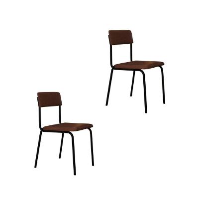 Cadeira Fit Fixa C/4 Pes 475 X 505 X 810 Mm C/2 Un. Courino Whisky Courino Whisky