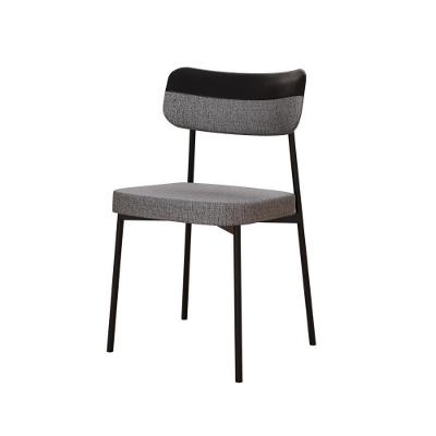 Cadeira Mynna Fixa C/4 Pes 525 X 470 X 790 Mm C/1 Un. Crt.cinza/courino Preto Crt Cinza/courino Preto
