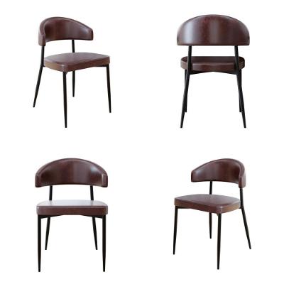 4 Unidades Cadeira Bless Fixa C/4 Pés 53 X 55 X 78cm. Courino Café Courino Café