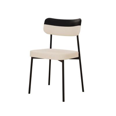 Cadeira Mynna Fixa C/4 Pes 525 X 470 X 790 Mm C/1 Un. Crt.areia/courino Preto Crt Areia/courino Preto