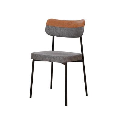 Cadeira Mynna Fixa C/4 Pes 525 X 470 X 790 Mm C/1 Un. Crt.cinza/courino Caramelo Crt.cinza/courino Caramelo
