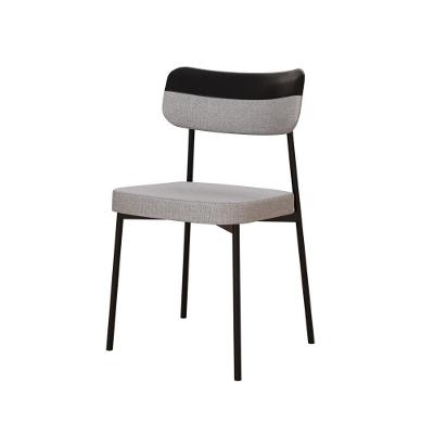Cadeira Mynna Fixa C/4 Pes 525 X 470 X 790 Mm C/1 Un. Crt.cinza Claro/courino Preto Crt Cinza Claro/courino Preto