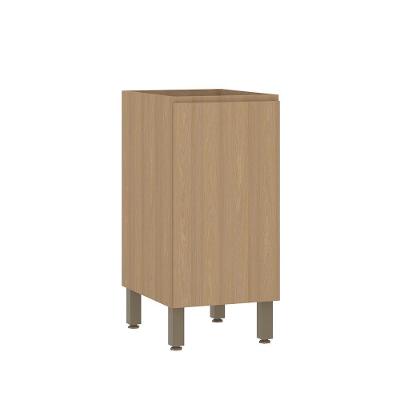 Balcão De Cozinha 40cm 1 Porta Sem Tampo Slim Luciane Móveis Freijó/freijó Brasil
