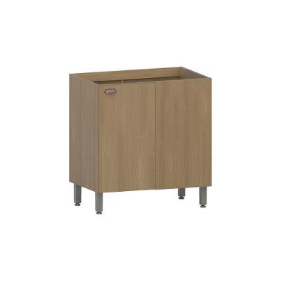 Balcão Canto Reto 80cm 1 Porta Sem Tampo Classic Luciane Freijó/freijó Brasil