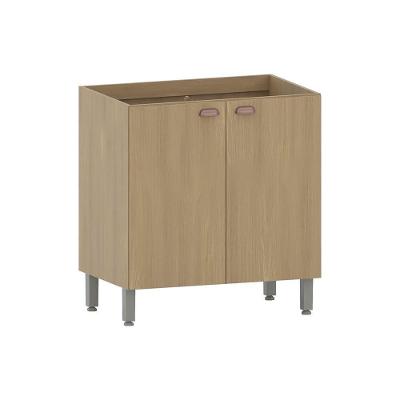 Balcão De Cozinha Sem Tampo 80cm 2 Portas Classic Luciane Mó Freijó/freijó Brasil