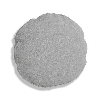 Capa Para Almofada Redonda Boucle 40x40cm - 7 Decor Prata