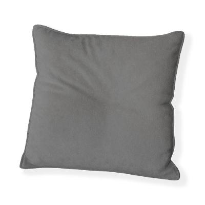 Capa Para Almofada Quadrada Boucle 40x40cm - 7 Decor Cinza Escuro