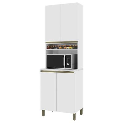 Torre Quente Dinamarca 70cm 1 Forno 4 Portas Branco - Indékes Branco