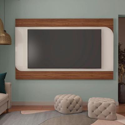 Painel Com Suporte Para Tv Até 86 Polegadas 220cm Multimóveis Cr45315 Cedro-off White