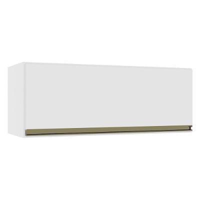 Armário Aéreo Geladeira Dinamarca 80cm 1 Porta Branco - Indékes Branco