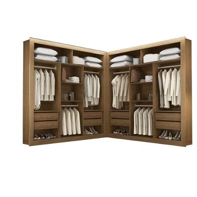 Closet Berlim Premium 8 Gavetas Convencional Rufato Imbuia