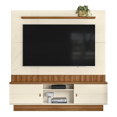 Estante Home Florianópolis 175cm Off White-amêndoa Para Tv Até 70? - Mobler Off White-amêndoa