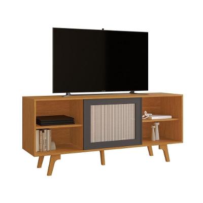 Rack Para Tv Até 56 Polegadas Garra Jcm Cinamomo Grafite