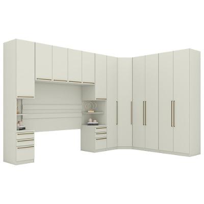 Quarto Casal Modulado Completo 7 Pecas Seletto Areia Henn Areia