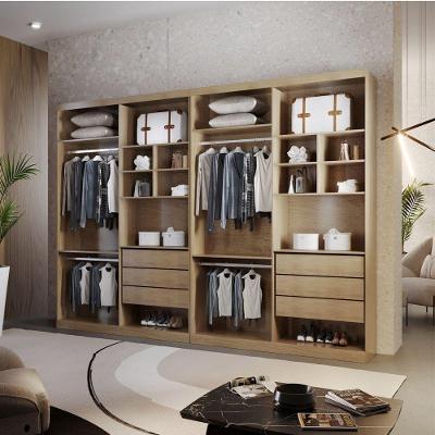 Closet Casal Fenix Premium 6 Gavetas 16 Prateleiras Rufato Imbuia
