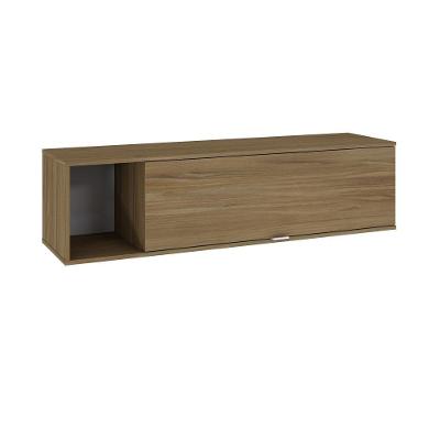 Armário Aéreo Com Nicho E Porta Basculante 35x135x35cm Wlnp135 Vermont Oak Branco