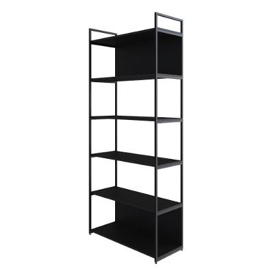 Estante Com 6 Prateleiras 186x80x33cm Comfundo Yon Preto