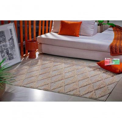 Tapete Relevo Jazz Perola/ Cinza 1,50 X 2,00 Des 13