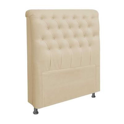 Cabeceira Paris Para Cama Box Solteiro 90 Cm Corino Areia