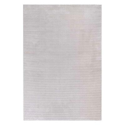 Tapete Para Sala Sofia 03 Bege e Cinza 1,00x1,40m - Edantex