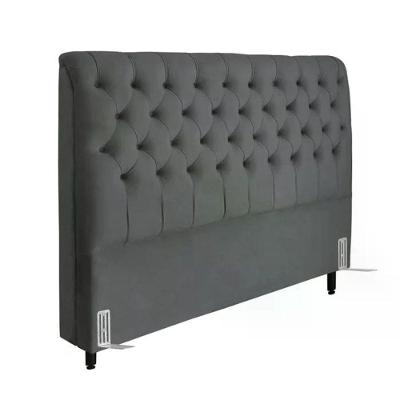 Cabeceira De Cama Box Casal Queen 158cm Pádua Veludo Cinza