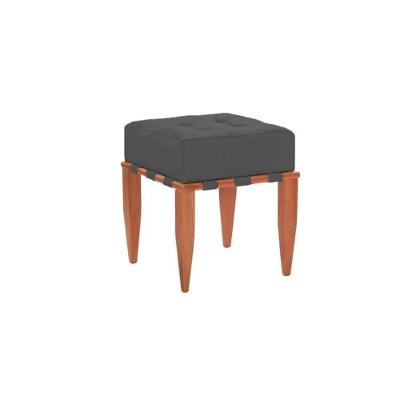 Puff Decorativo Pérola Cinza Noturno