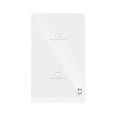 Interruptor Inteligente Wi-f I – 2 Botões Branco Hiwint2c Geonav