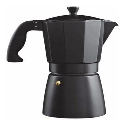 Cafeteira Italiana Preta Black 6 Xicaras Express Luxo Aluminio Grande Manual Profissional