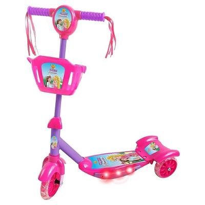Patinete Infantil Princesas Luz E Som Altura Ajustável Novo