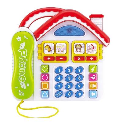 Telefone Divertido Casa C- Luz E Som - Dm Toys