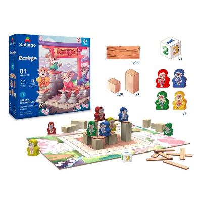 Jogo De Tabuleiro Bodinja 75 Peças Xalingo